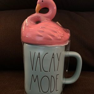 Flamingo topper mug